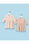 Infant Girls Pale Pink And White Dresses (Pack Of 2)