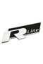 Rline Luggage Lettering Metal Emblem Rline Logo Black Color Metal Imported Product 7.8X2.4Cm