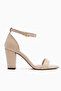 Erika Genuine Leather Tan Women's Heeled Shoes - 2
