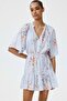 Tie-belt shirt dress - 2