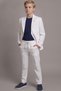 2-Piece Boy's Linen Sports Suit/Without T-Shirt_Mnvs2308 - 2