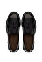 Men's Genuine Leather Black Opening Classic Shoes - 5