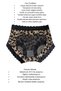 Women's High Waist Leopard Patterned Daily Comfortable Underwear Panties with Heart Detail on the Back - 7