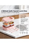 Nutrition Container Stainless Steel Lunch Box - Portable Divided Food Container Storage Box with Fork and Knife - 2
