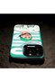iPhone 17 Compatible Silicone Edge Hard Back Case Couple Phone Case Curry Pattern - 7