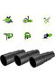 4-piece vacuum cleaner hose adapter set, vacuum cleaner hose connector adapter for general-purpose workshop vacuum cleaners. - 3