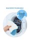 6-Piece Mop Covers for VAX S86-CCM-3, S86-MC-C, S86-SF-B, and S86-SF-C - 31x24 cm Blue - 4