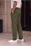 Men's Khaki Muslin Look Baggy Sweatpants Loose Fit Comfortable Oversize - 4