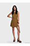 Original Belted Linen Blend Mini Dress