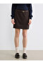 Original Buy Belted Patterned Mini Skirt Shorts - 3
