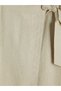Two Mt Shop Quality Tie-Waist Wrap Cut 100% Linen Skirt - 6