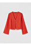 Original V-Neck Textured Blouse - 5