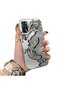 Oppo A54S Compatible High Quality Chinese Style Black and White Dragon Printed Case - 2