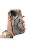 iPhone 13/14 Compatible High-Quality Chinese Style Black and White Dragon Print Case - 2