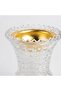 Clear Diamond-Cut Glass Incense Burner – 12×8 cm - 2