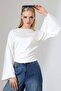 Women's Modal Crew Neck Long Sleeve Blouse - 7