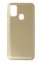 Compatible Case for Samsung Galaxy M21 Yumauaşk Colorful Flexible Premium Rubber Silicone - Gold
