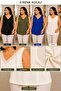 Women's Plus Size Casual Blouse - V-Neck Lace Detailed Undershirt - 7