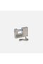 80mm Cast Iron Padlock Satin-Finished with Swivel Shaft - 2