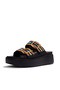 Women's Gen-FF Max Buckle Stripe-Webbing Two-Bar Slides - 3