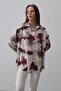Printed Shirt - Claret Red