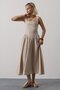 Strappy Long Dress - Stone