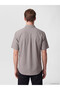 Southblue Gray Regular Fit Gabardine Men's Shirt - 4