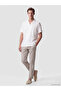 Vizyon New Season White Resort Collar Men's Textured Shirt - 2