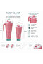 Kale Sippro Mug Set of 2 Interlocking Water Bottles with Straws 1250 ml + 750 ml - 3