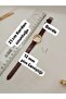 12 mm Compatible Watch Band - Dark Burgundy Color, Flat Model - Silver Color Buckle, (Second Item in the Cart Is 100 Tl.) - 3