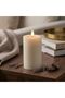 New In Led Candle 7X10Cm Ivory