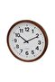 New In Lumet Wooden Wall Clock 60 X 60 X 6.5 Cm-Brown - 2