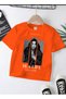 Dua Lipa Printed Cotton Short Sleeve Regular Fit Youth and Children's T-Shirt