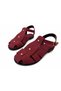 Women's Suede Textured Closed Front Flat Sole Comfortable Stylish Daily Sandals - 4