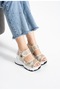 Sparkling Women's Sandals with Hidden Heels - 2