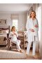 New Season Ecru Velvet Winter Long Sleeve Special Design Maternity Pajama Set with Breastfeeding Feature - 5