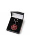 Metallica Red Logo Design Round Metal Keychain Durable Accessory - 2