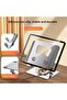 Flat Tablet Stand – Premium Aluminum Alloy Desktop Holder, 360° Rotatable, Foldable & Height Adjustable Stand with Cooling Design for Tablets & Smartphones - 2