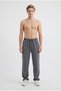 Men's Smoked Sweatpants Baggy Loose Leg Basic Daily Comfortable Fit Cotton Straight Leg - 5