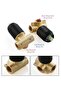 Waterfall-style bathroom faucet, wall-mounted recessed basin faucet, double-hole wall-mounted faucet, single handle, large-capacity mixing spout... - 4