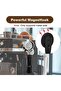 2-Pack Black 5.3x7.5 cm Magnetic Powder Tamper Holder Hook - 5