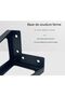 A set of 4 replacement metal furniture legs - Black - 15cm - Suitable for furniture, cabinets, sofas, and other furniture. (15cm, light black) - 4
