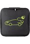 Black single-pack car starter cable organizer, charger organizer, cable organizer, includes electric vehicle charging cable (square). - 5