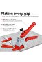 Tile leveling system, including 1 pair of pliers, 90 wedges, and 90 clips (1 mm), suitable for 7-14 mm thick tiles. - 2