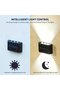 Waterproof solar wall lights - 2-piece set, outdoor lighting with 6 LEDs, perfect for patios, streets, fences, garages and gardens. - 3