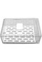 Transparent Stackable Refrigerator Storage Box with Drain Tray - Large Size Drawer Container for Kitchen Fruits & Food