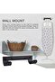 Ironing board wall mount, laundry room wall mount with screws, Y-shaped or T-shaped hanging shelf (black) - 2