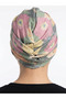 Floral Patterned Tape Detailed Lined Ready-To-Wear Turban Hijab Pool Cap - 5