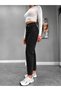 Blueva New Season Boy Friend Black Mom Jeans Fit High Waist Narrow Leg Lycra Women's Denim Trousers Daily Wear Black Jean (2026) - 2