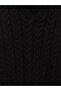 Polo Collar Patterned Girl's Knit Sweater - 2
